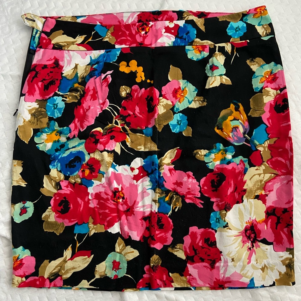 Floral Mini Skirt
